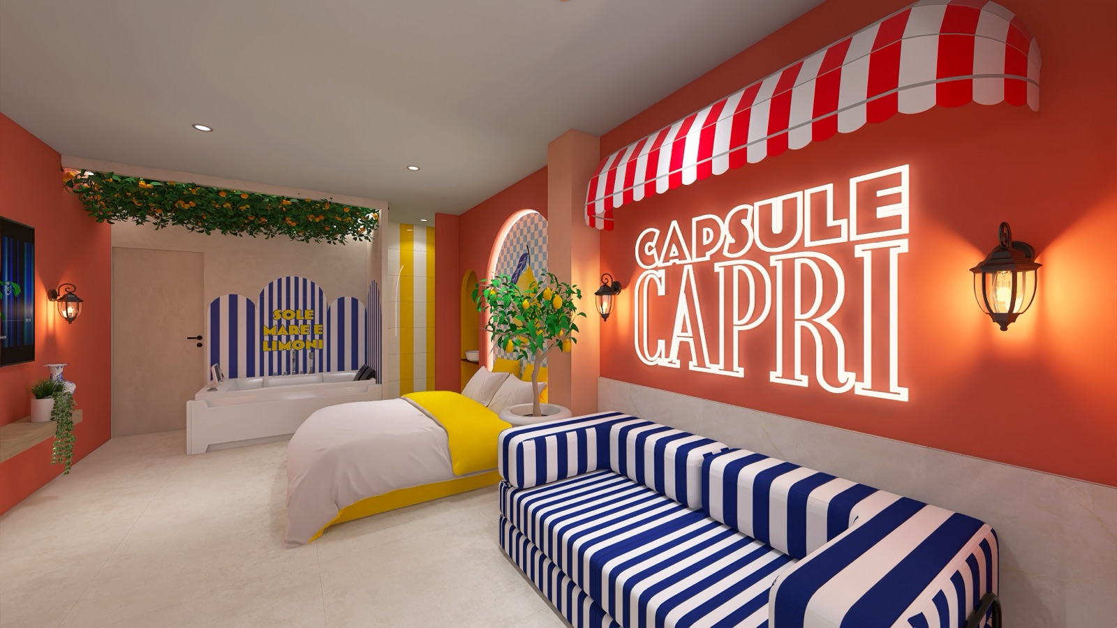 Capsule Capri, décor instagrammable à Douai, France — photo 1