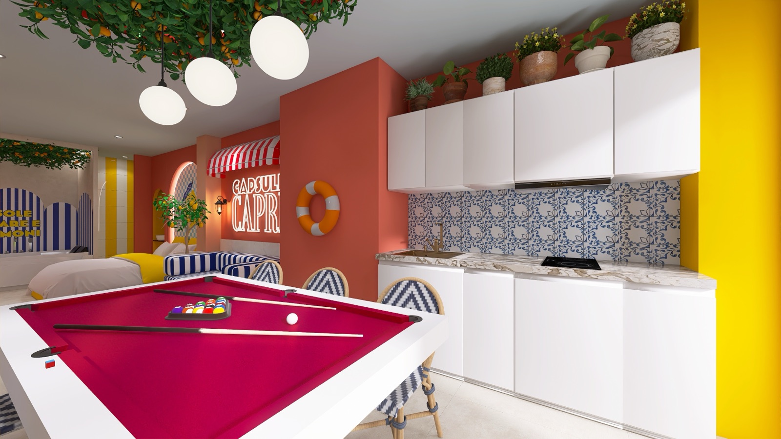 Capsule Capri, décor instagrammable à Douai, France — photo 4