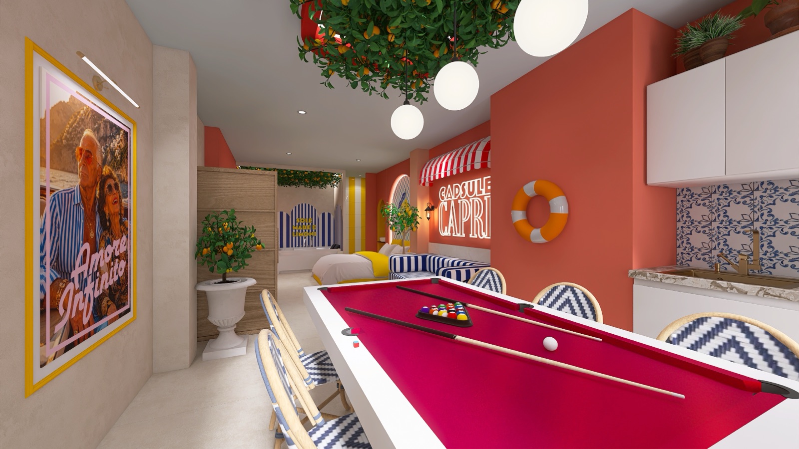 Capsule Capri, décor instagrammable à Douai, France — photo 5