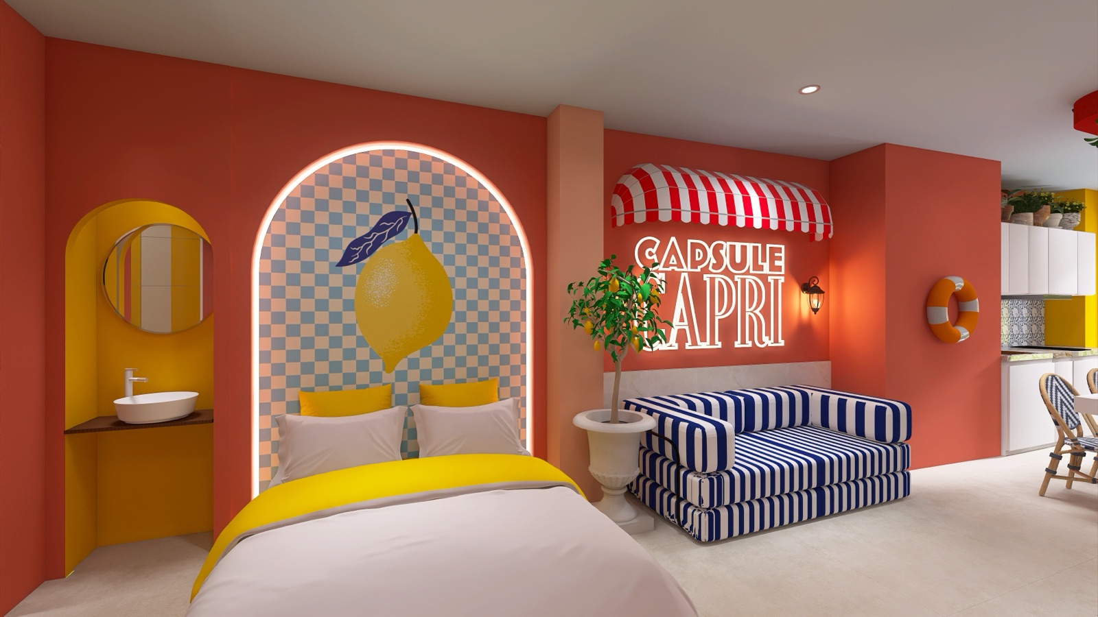 Capsule Capri, décor instagrammable à Douai, France — photo 6