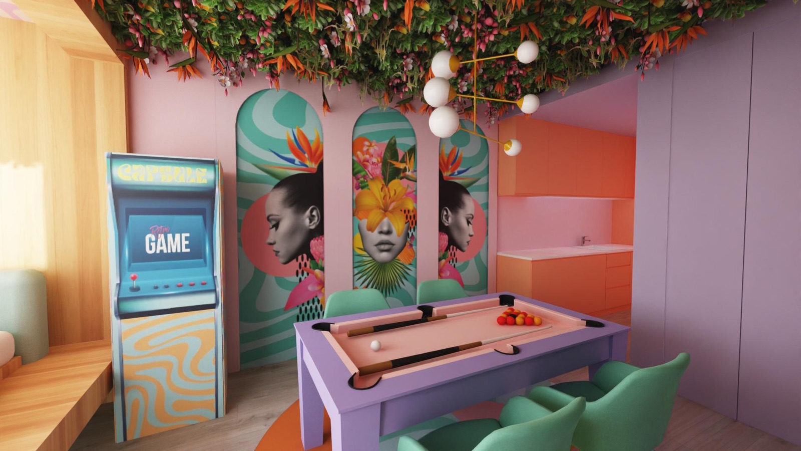 Capsule Flower, décor instagrammable à Dubaï — photo 2
