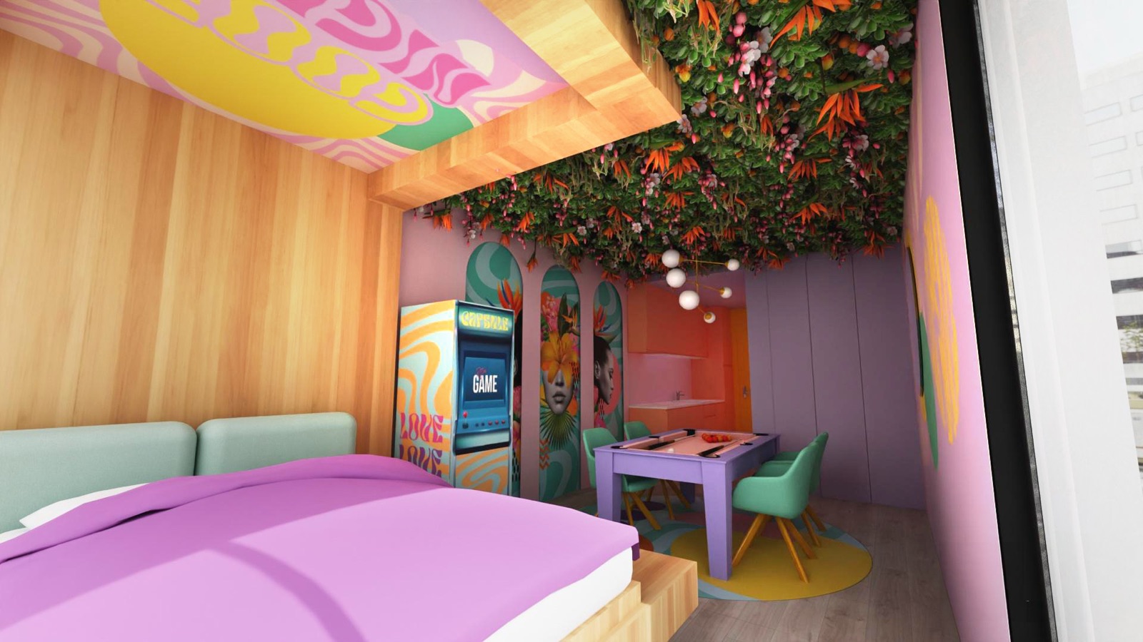 Capsule Flower, décor instagrammable à Dubaï — photo 3