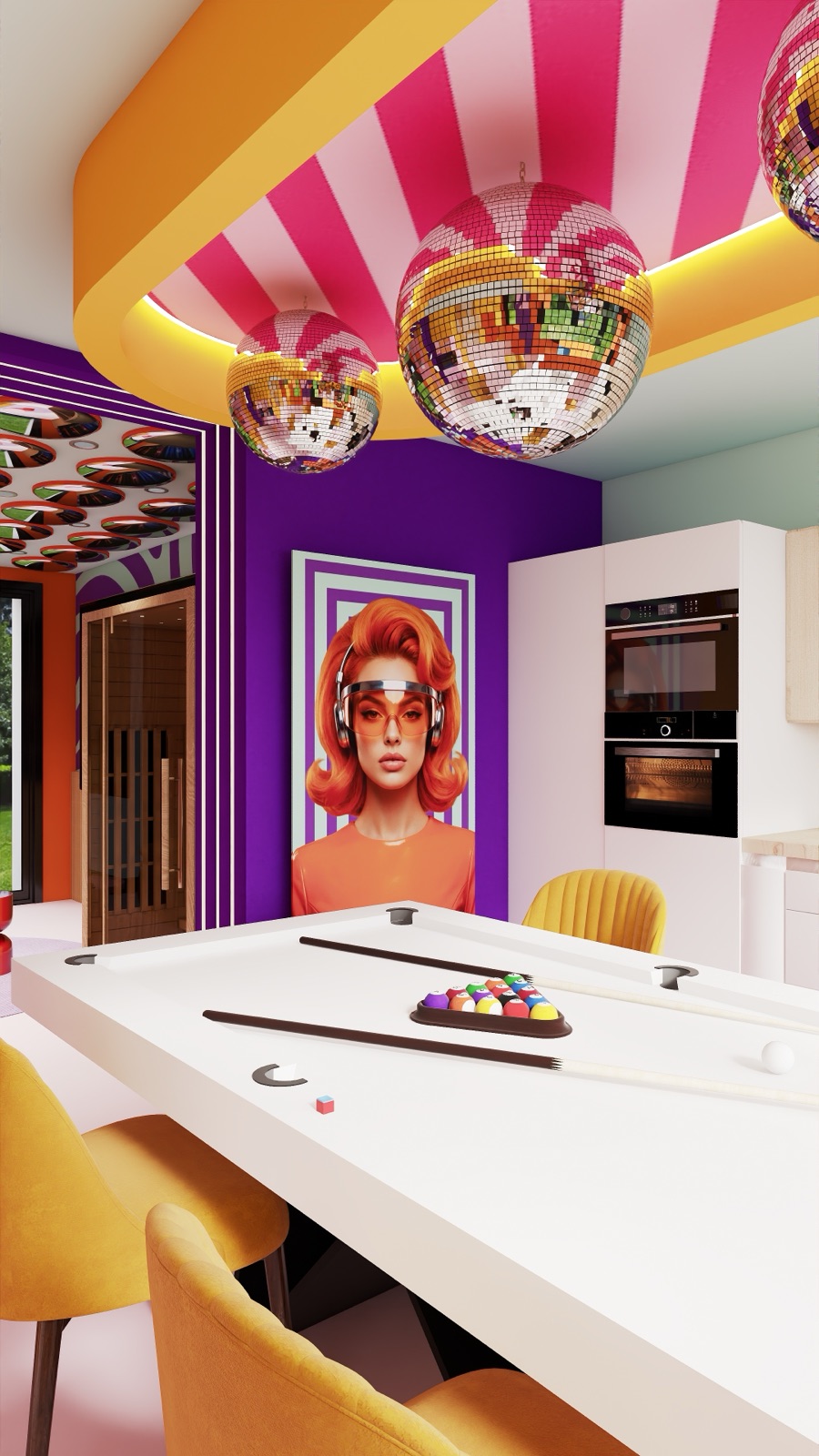 Capsule Retro, décor instagrammable à Louvain-la-Neuve, Belgique — photo 1