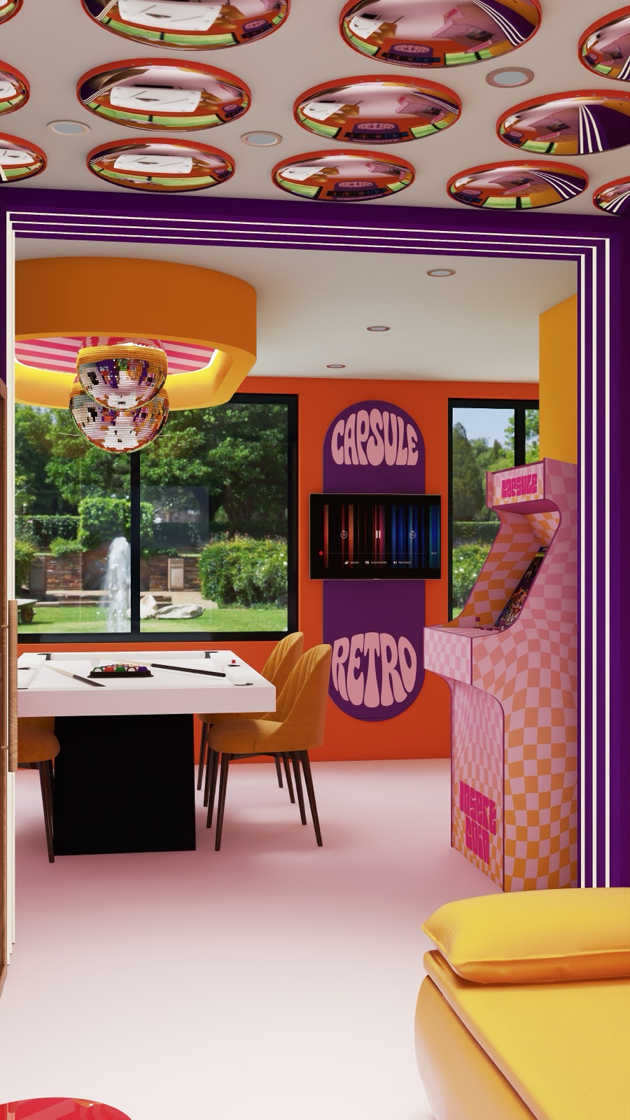 Capsule Retro, décor instagrammable à Louvain-la-Neuve, Belgique — photo 3