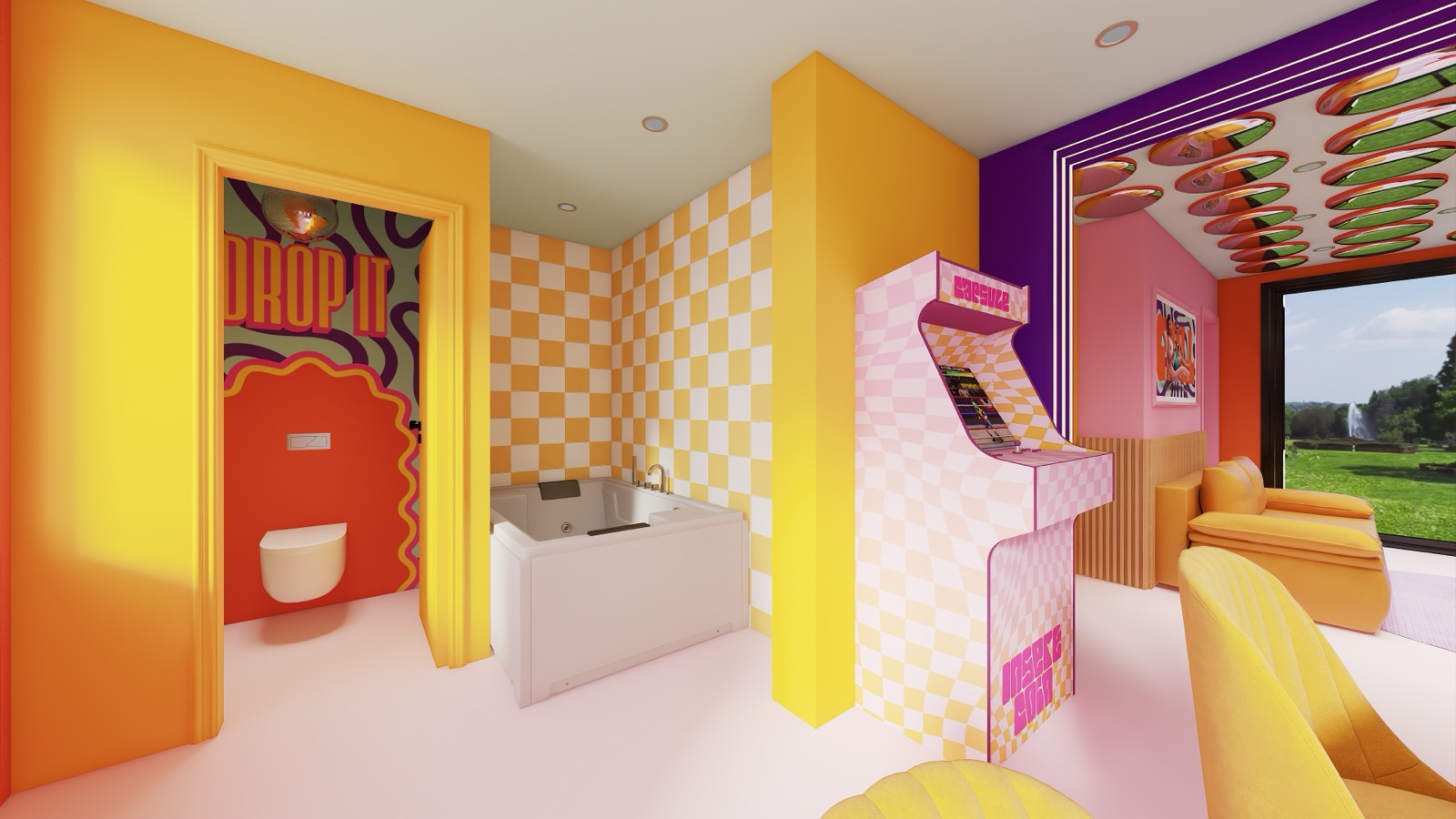 Capsule Retro, décor instagrammable à Louvain-la-Neuve, Belgique — photo 7