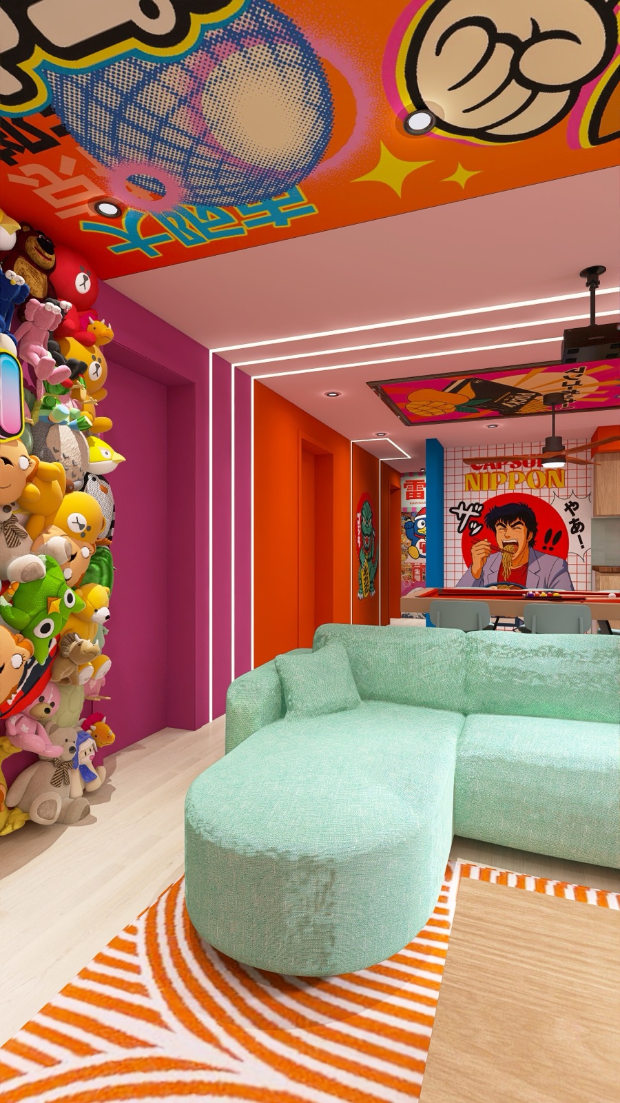 Capsule Tokyo, décor instagrammable à Hornu, Belgique — photo 7