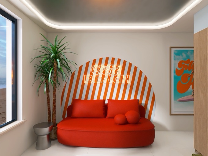 Casa Beach — décoration d'intérieur instagrammable à Juan-les-Pins, France