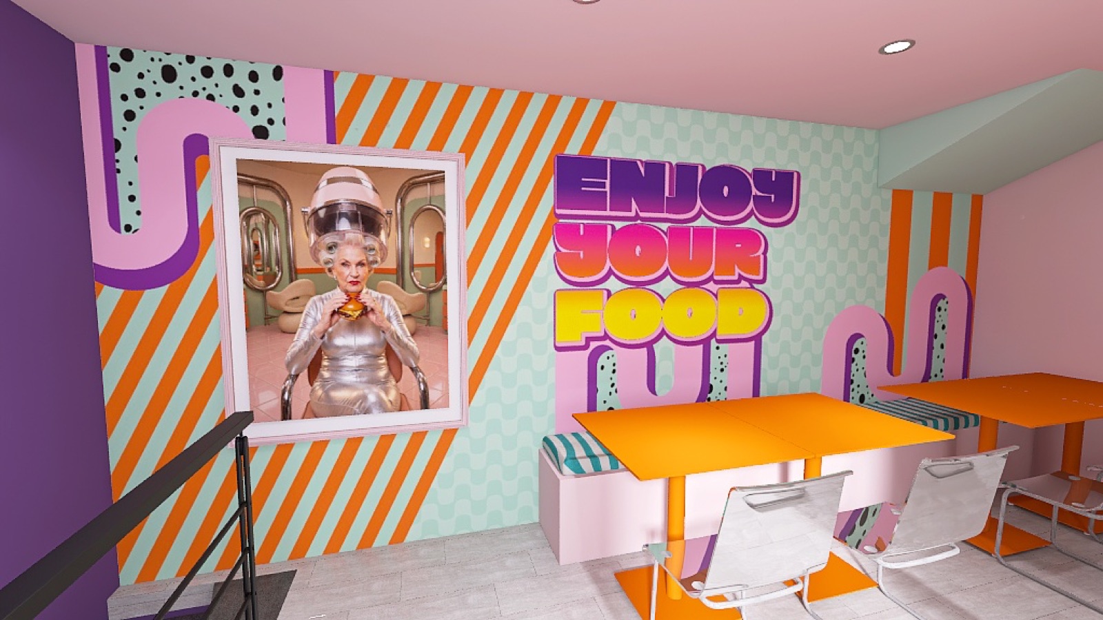 Mojo Snack, décor instagrammable à Deauville, France — photo 8