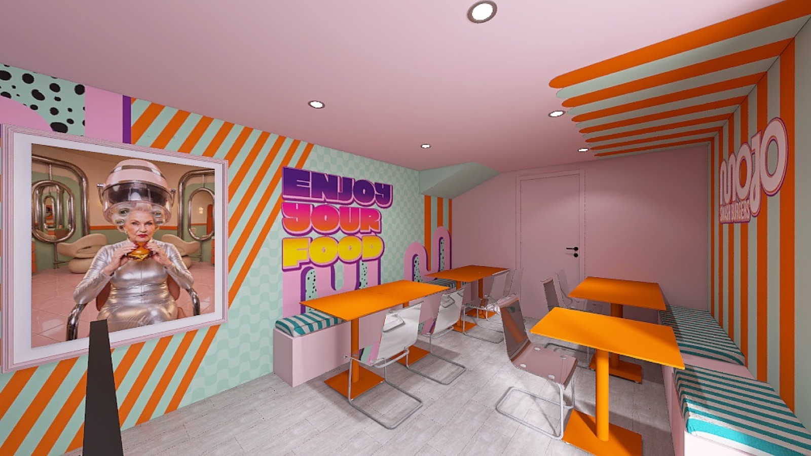 Mojo Snack, décor instagrammable à Deauville, France — photo 9