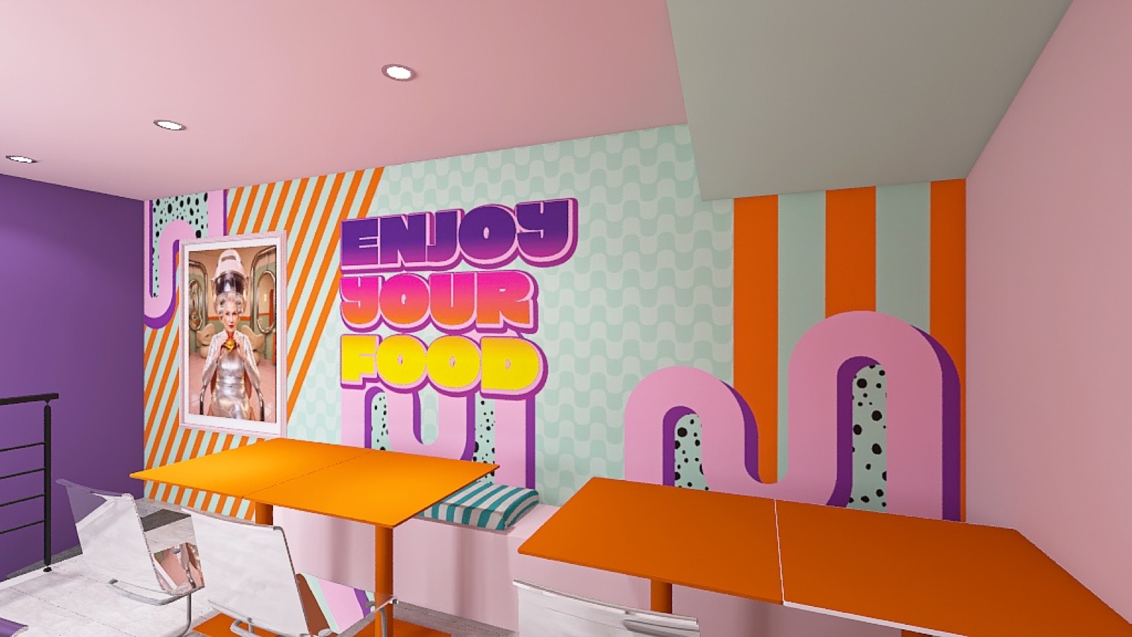 Mojo Snack, décor instagrammable à Deauville, France — photo 10