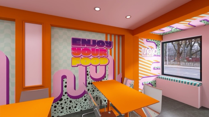 Mojo Snack — décoration d'intérieur instagrammable à Deauville, France