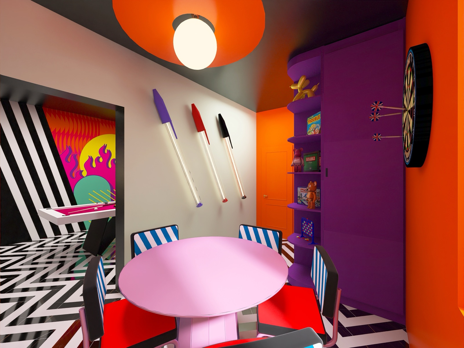 Salle de jeux privée, décor instagrammable à Paris, France — photo 6