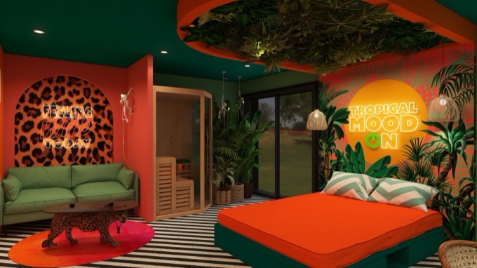 Tropique — décoration d'intérieur instagrammable à Armentières